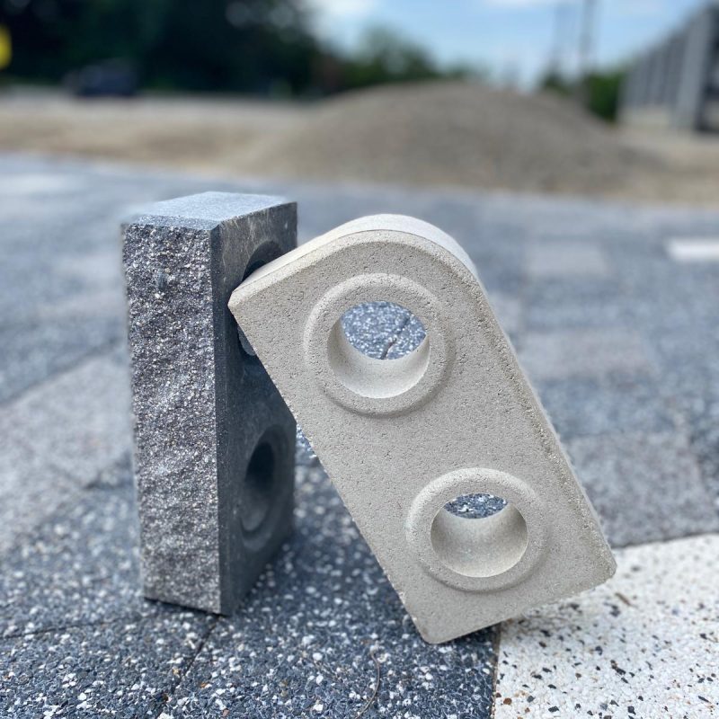 Cărămidă Constructor Rotunda la un Colț